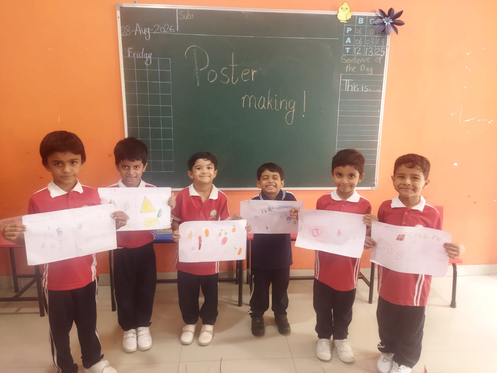 Healthy & Unhealthy Food Poster Making